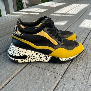 Steve Madden Animal Print Color Sneakers
